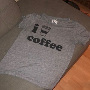 Chaser coffee tee